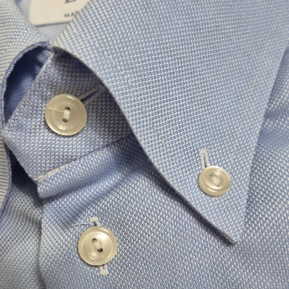 Eton Sky Blue Dress Shirt for Men - Picture 11 of 12